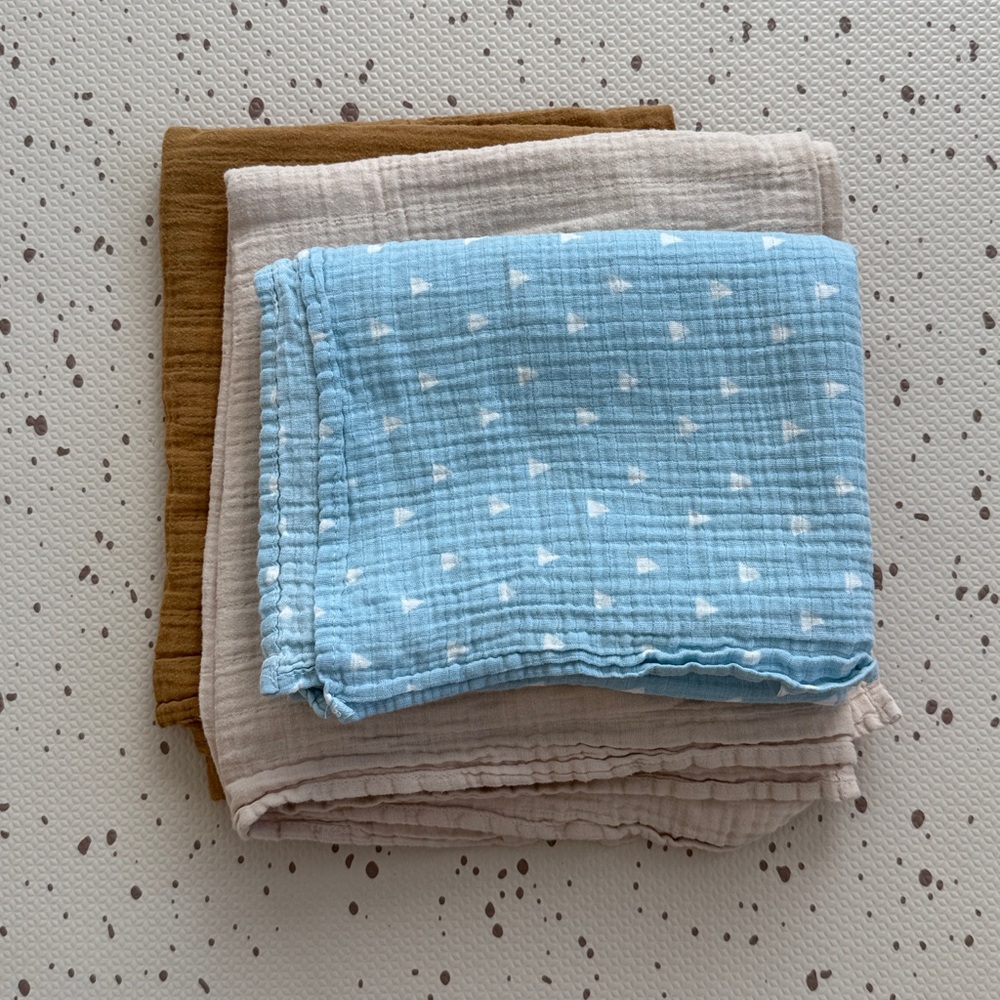 👶🏽 MOZAH & BABY MUSLIN CO. - MUSLIN ORGANIC SWADDLING BLANKETS (3)